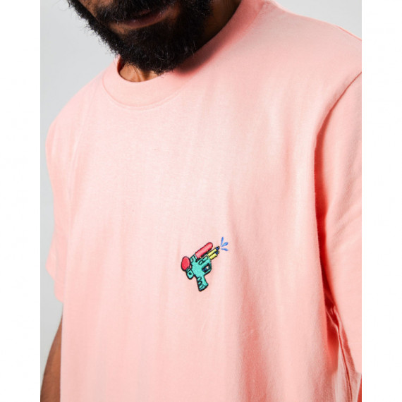 Camisetas Hombre Camiseta BRAVA FABRICS Water Gun Rosa