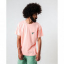 Camisetas Hombre Camiseta BRAVA FABRICS Water Gun Rosa
