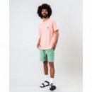 Camisetas Hombre Camiseta BRAVA FABRICS Water Gun Rosa