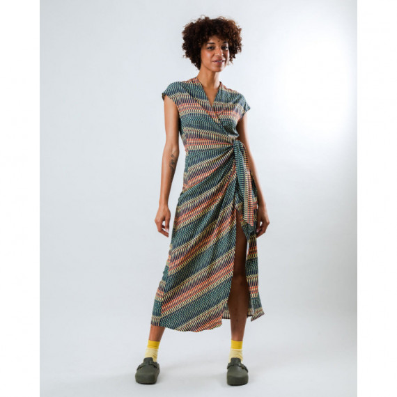 Vestidos Vestido BRAVA FABRICS Kimono Calella Azul Marino