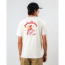 Camisetas Hombre Camiseta BRAVA FABRICS Helios Ecru