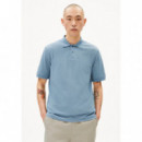 Polos Polo ARMEDANGELS Maario Pigment Blue