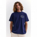 Camisetas Hombre Camiseta BIRDEN Grand Hotel Navy