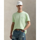Camisetas Hombre Camiseta POLO RALPH LAUREN Slim Tinte Mineral Hoja