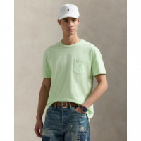 Camisetas Hombre Camiseta POLO RALPH LAUREN Slim Tinte Mineral Hoja
