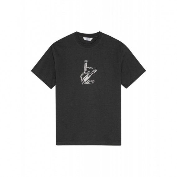 Camisetas Hombre Camiseta LIBERTINE LIBERTINE Beat Corkscrew Charcoal