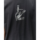 Camisetas Hombre Camiseta LIBERTINE LIBERTINE Beat Corkscrew Charcoal