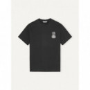 Camisetas Hombre Camiseta LIBERTINE LIBERTINE Beat Ivy Charcoal