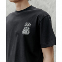 Camisetas Hombre Camiseta LIBERTINE LIBERTINE Beat Ivy Charcoal
