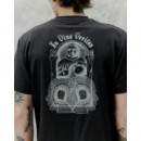 Camisetas Hombre Camiseta LIBERTINE LIBERTINE Beat Ivy Charcoal