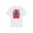 Camisetas Hombre Camiseta LIBERTINE LIBERTINE Beat Litho White
