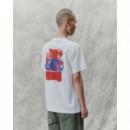 Camisetas Hombre Camiseta LIBERTINE LIBERTINE Beat Litho White