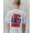 Camisetas Hombre Camiseta LIBERTINE LIBERTINE Beat Litho White