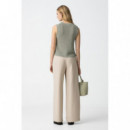 Pantalones Pantalón TIFFOSI Loly Beige