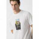 Camisetas Hombre Camiseta TIFFOSI Xade Blanco