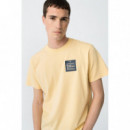 Camisetas Hombre Camiseta TIFFOSI Xamir Amarillo