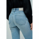 Vaqueros Mujer Vaqueros SALSA JEANS Faith Push In Cropped Flare