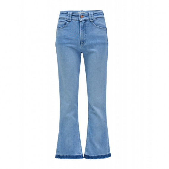 Vaqueros Mujer Vaqueros SALSA JEANS Faith Push In Cropped Flare