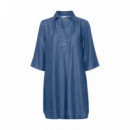 B-YOUNG Vestidos Vestido B.young Kosmo Mid Blue Denim