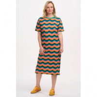 SUGARHILL BRIGHTON Vestidos Vestido Sugarhill Stephanie MIDI Multi Rainbow Waves