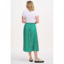 SUGARHILL BRIGHTON Falda Sugarhill Rosalind Green Rainbow Pebbles