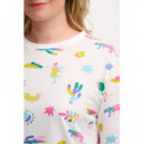 SUGARHILL BRIGHTON Camisetas Mujer Camiseta Sugarhill Kinsley Off-white Summer Joy