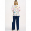 SUGARHILL BRIGHTON Camisetas Mujer Camiseta Sugarhill Kinsley Off-white Summer Joy