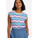 SUGARHILL BRIGHTON Camisetas Mujer Camiseta Sugarhill Chrissy Multi Soft Beach Waves
