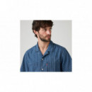 Camisas Camisa Levi's® Classic Camper Baizen Mid Indigo Check  LEVI'S