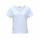 Camisetas Mujer Camiseta SALSA JEANS Frunce Light Pearl