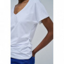 Camisetas Mujer Camiseta SALSA JEANS Frunce Light Pearl