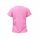 Camisetas Mujer Camiseta SALSA JEANS Frunce Medium Pink