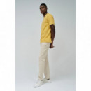 SALSA JEANS Camisetas Hombre Camiseta Salsa Textura Amarillo