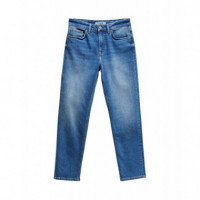 SALSA JEANS Vaqueros Mujer Vaqueros Salsa True Cropped Slim Medium Wash