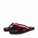 Chanclas con Logo y Plantilla de Masaje  TOMMY HILFIGER