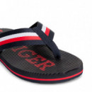 Chanclas con Logo y Plantilla de Masaje  TOMMY HILFIGER