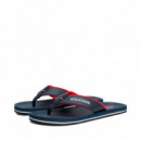 Chanclas con Tiras Acolchadas E Inscripción  TOMMY HILFIGER