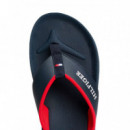 Chanclas con Tiras Acolchadas E Inscripción  TOMMY HILFIGER