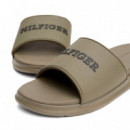 Chanclas con Logo Texturizado  TOMMY HILFIGER