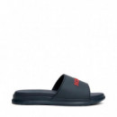 Chanclas con Logo Texturizado  TOMMY HILFIGER