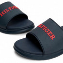 Chanclas con Logo Texturizado  TOMMY HILFIGER