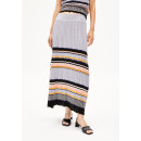 Falda ARMEDANGELS Minnaa Stripes Misty Morning Deep Rosalilly