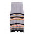 Falda ARMEDANGELS Minnaa Stripes Misty Morning Deep Rosalilly