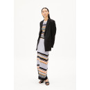 Falda ARMEDANGELS Minnaa Stripes Misty Morning Deep Rosalilly