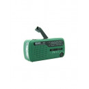 DEGEN Radio Multibanda FM/MW/SW DE13 Recargable ,Dinamo,Solar,Con Linterna Verde