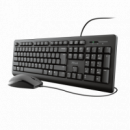 TRUST Teclado y Raton USB TKM-250 Silencioso 1.8M