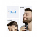 BRAUN Afeitadora de Barba, Cortapelo 10 en 1 Series 3 Aio 3560 Recargable
