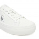 Zapatillas con Monograma en Plateado  CALVIN KLEIN