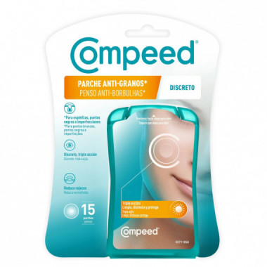 Compeed Parche Anti-granos Discreto Triple Accion 15 Unidades  HRA PHARMA