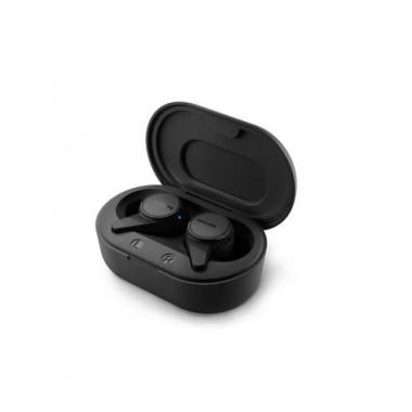 PHILIPS Auricular BLUETOOTH con Base Cargadora TAT1207 Negro